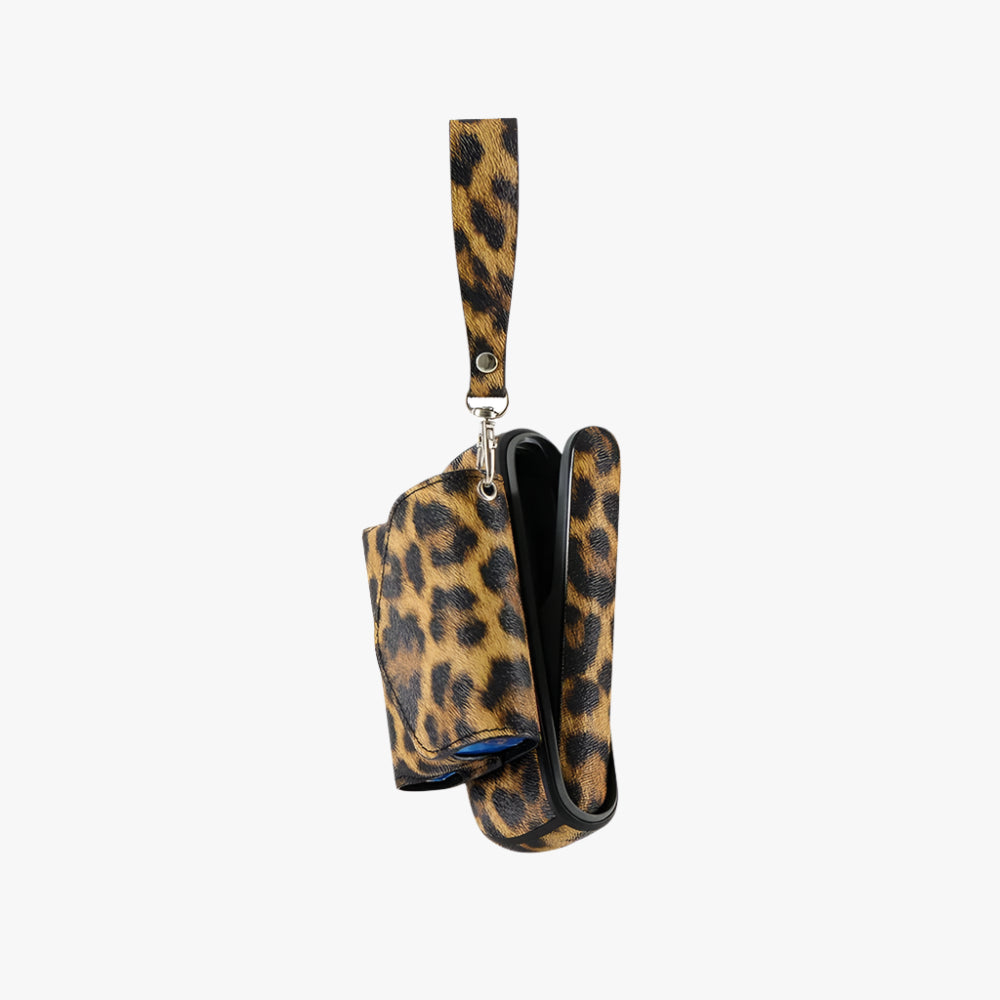 Leopard Leather IQOS Iluma Holder Set