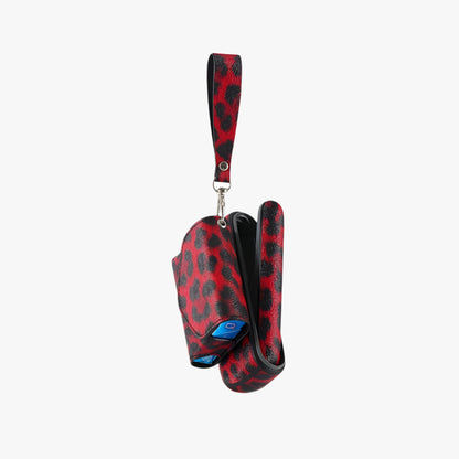 Red Leopard Leather IQOS Iluma Holder Set 